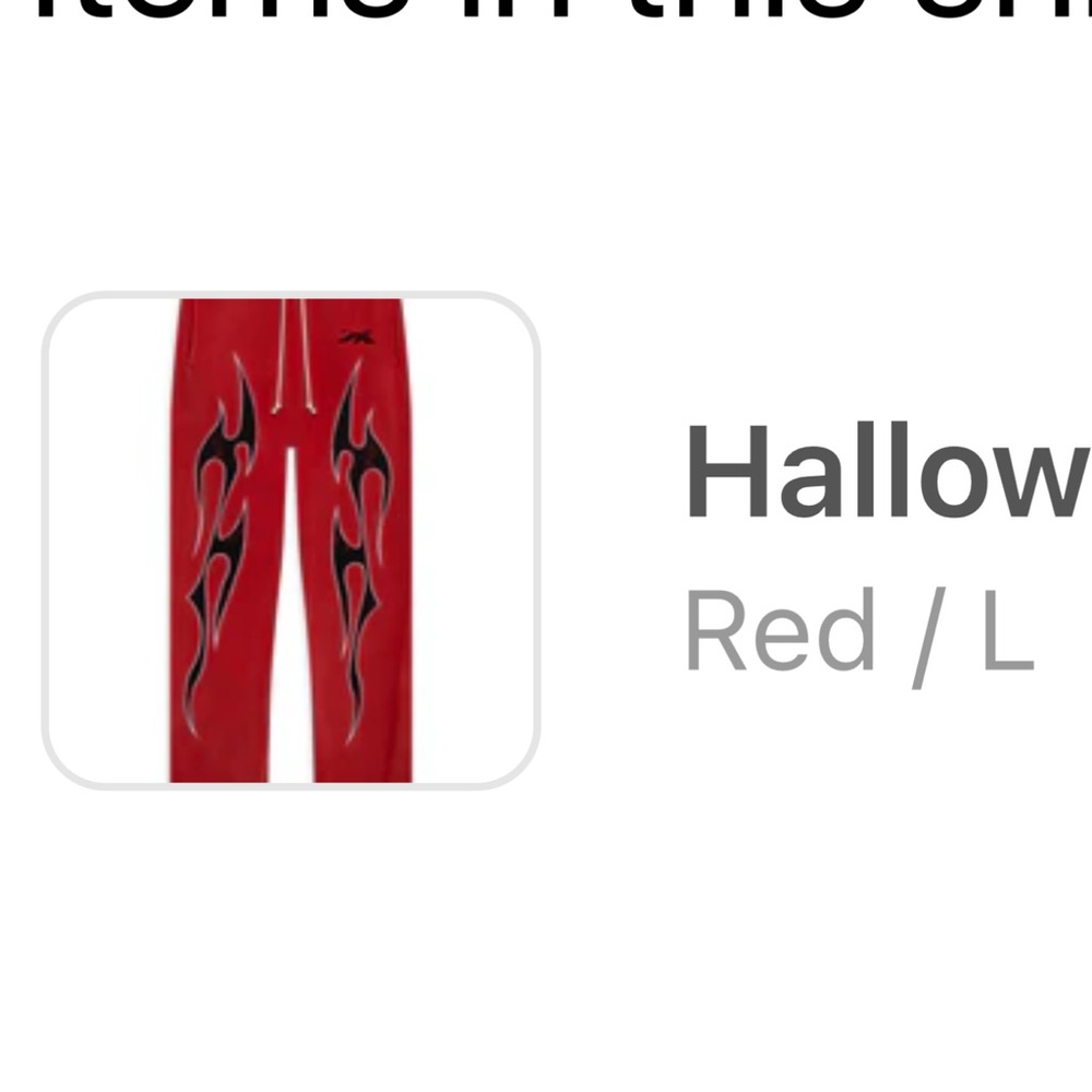 Hellstar Halloween Flame SweatSuit